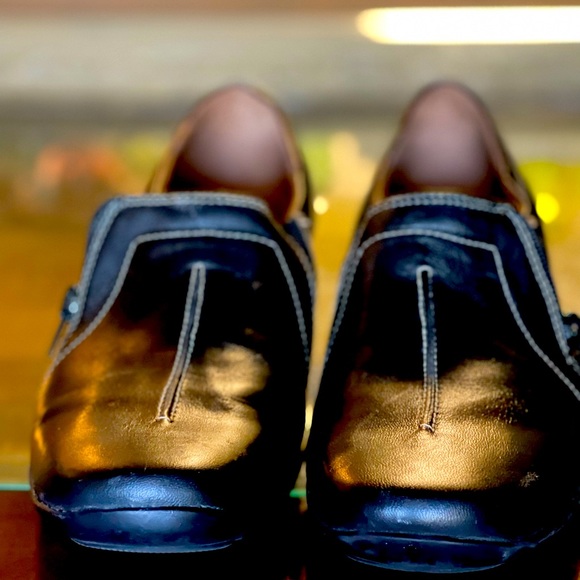 Women  Natural Soul by Naturalizer Fleet Zip loafer in black leather - Picture 2 of 8